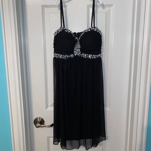 Black cocktail dress